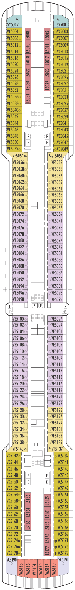 Westerdam Deck Plans