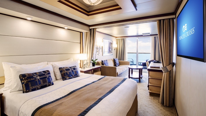 Unwind in the Royal Princess Stateroom