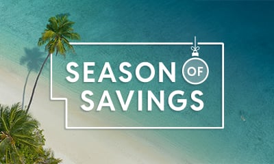 Exclusive Season of Savings Sale – $75-$4,500 Instant Avoya Cash, Buy One Get One 60% Off Cruise Fares, up to $150 Onboard Credit, Free Specialty Dining, up to $500 Savings AND More!